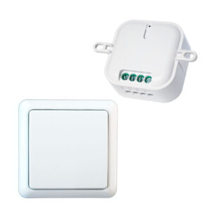 Langaton tehostuskytkin ja vastaanotin