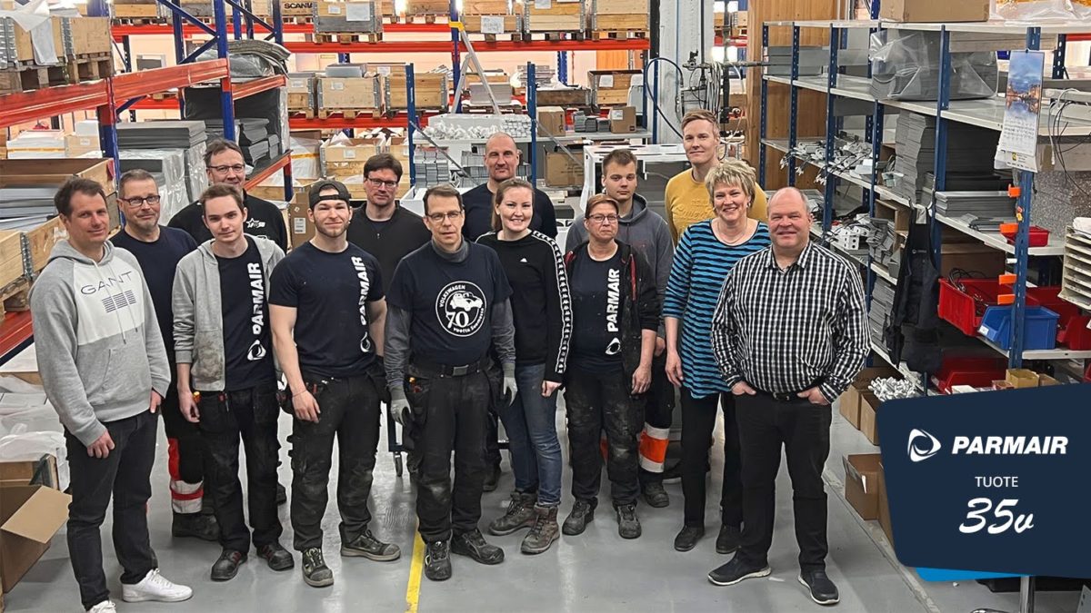 Parmair 35 vuotta